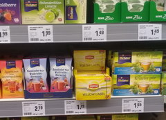 Цена на продукты в Берлине в Германии, Различные чаи